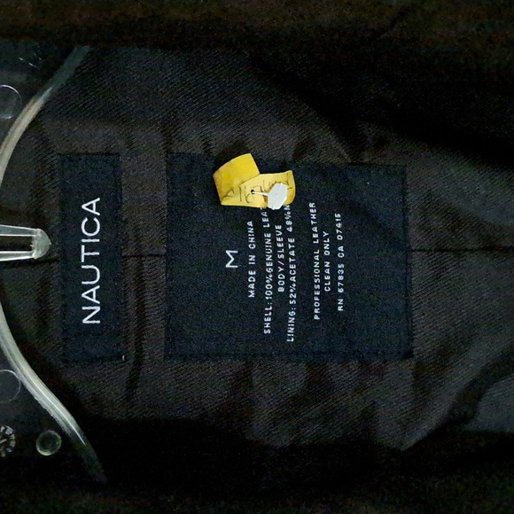 Nautica suede/leather coat - Picture 6 of 7